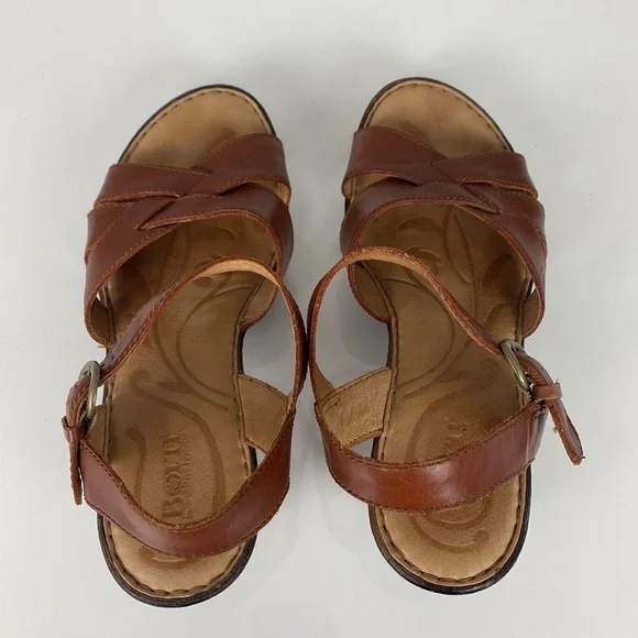 Born Belinda Open Toe Heeled Sandal Size 10 - Picture 7 of 16
